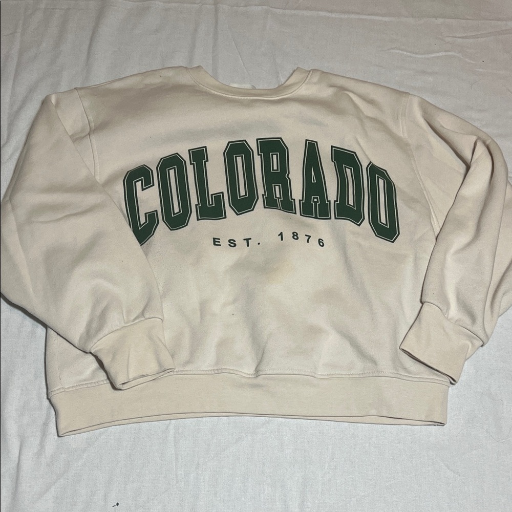 Altar'd State Colorado Cream Sweatshirt